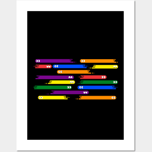 retro vintage videogames funny colorfull lgbt Posters and Art